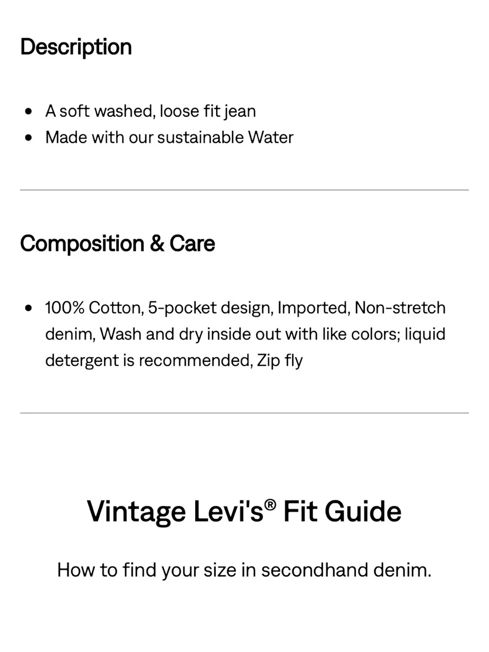 Levi's Relaxed Fit Dark Blue Men's Jeans